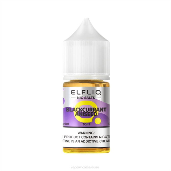 اليانسون السوداء ELFBAR ELFLIQ Nic Salt 30ml 48029