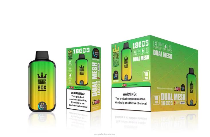 السيجارة الإلكترونية للبيع - Bang Box 18000 نفث مانجو خوخ بطيخ XV6N089