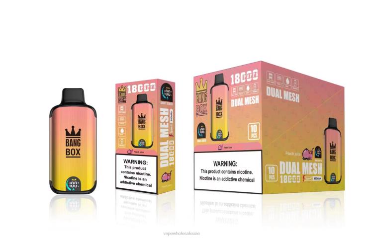 Vape بالجملة - Bang Box 18000 نفث عصير الخوخ XV6N091