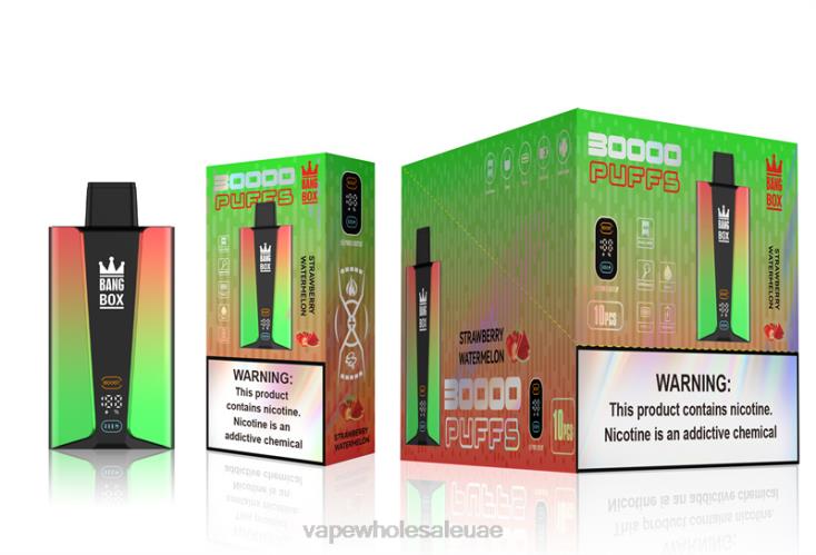 شراء Vape بالجملة - Bang Box شاشة سمارت 30000 نفخة الفراولة والبطيخ XV6N075