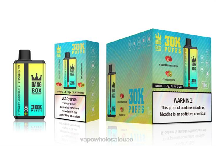 Vape Wholesale Distributor Uae - Bang Box 30000 نفخة نكهات مزدوجة الفراولة والبطيخ والفراولة والكيوي XV6N064