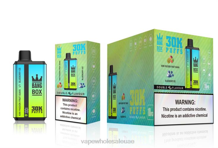 Wholesale Vape Market Uae - Bang Box 30000 نفخة نكهات مزدوجة كيوي باشن فروت جوافة و ثلج توت XV6N065