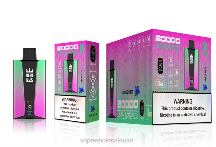 Wholesale Vape Market Uae - Bang Box شاشة سمارت 30000 نفخة انفجار أزرق XV6N082