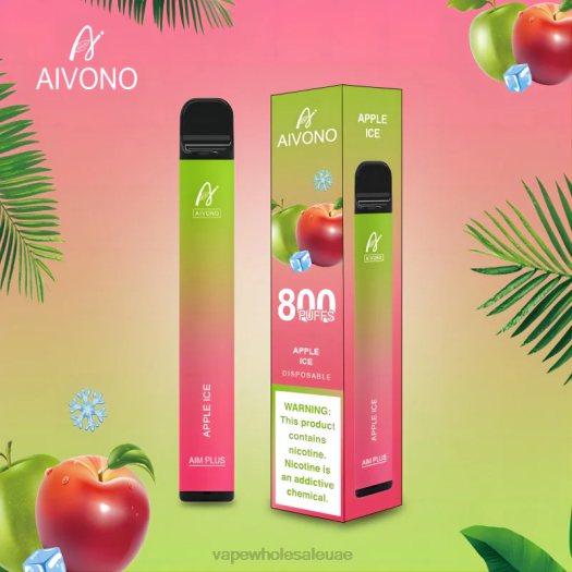 Uae Vape Store - Aivono AIM PLUS 800 ثلج التفاح PZ6H170