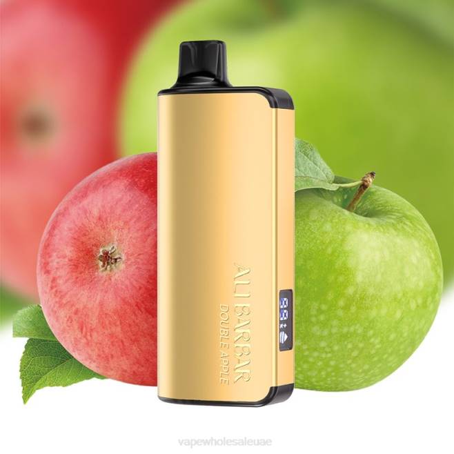 Wholesale Vape Market Uae - Alibarbar Ingot 20000 سيجارة للاستعمال مرة واحدة تفاحة مزدوجة 682447